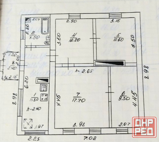 Снижена цена Продам дом из 4-х комнат пл. б. комиссаров Донецк - изображение 3