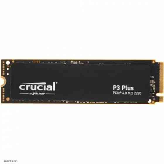 Твердотельный накопитель ssd m.2 nvme crucial p3 plus 1тб, m.2 2280, pcie 4.0 x4 (ct1000p3pssd8) | Гарантия Макеевка