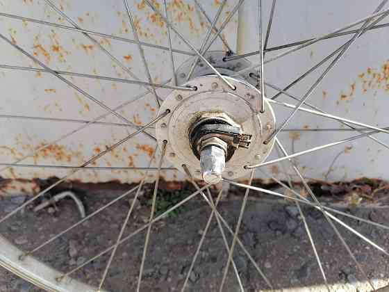 Втулка динамо Shimano , 6V-3W, в сборе с диском и спицами. Стаханов