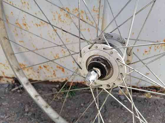 Втулка динамо Shimano , 6V-3W, в сборе с диском и спицами. Стаханов