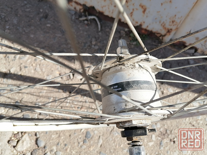 Втулка динамо Shimano , 6V-3W, в сборе с диском и спицами. Стаханов - изображение 6