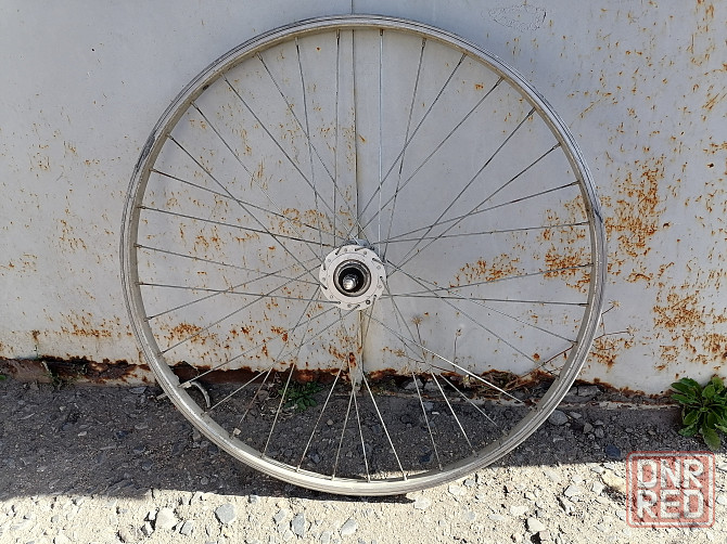Втулка динамо Shimano , 6V-3W, в сборе с диском и спицами. Стаханов - изображение 1