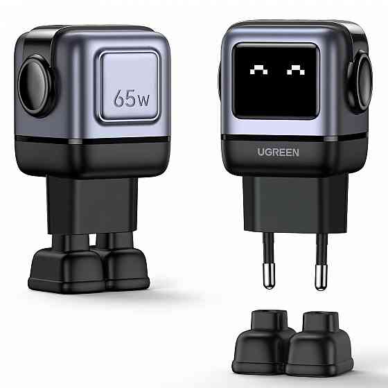 Блок зарядный Ugreen 65 Вт CD361 UNO, GaN, PD, сетевой адаптер, блочок-зарядка Донецк