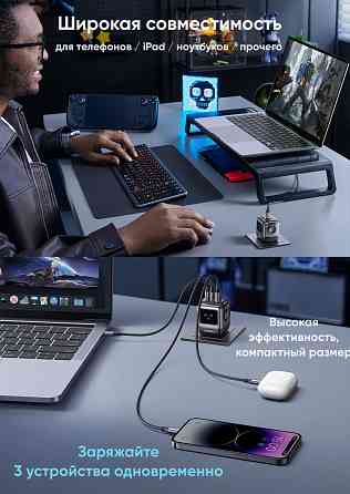 Блок зарядный Ugreen 65 Вт CD361 UNO, GaN, PD, сетевой адаптер, блочок-зарядка Донецк