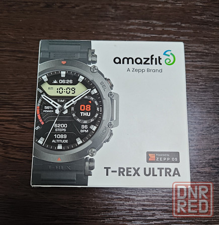 Смарт-часы Amazfit T-Rex Ultra, черный Донецк - изображение 2