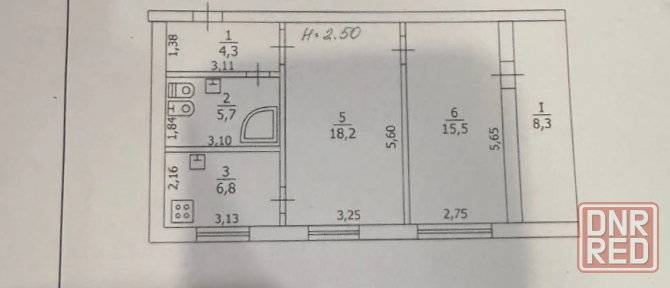 Продам 2х ком. квартиру в Центре Червоногвардейского района, 6/9, 55м2, отличное состояние. Макеевка - изображение 7