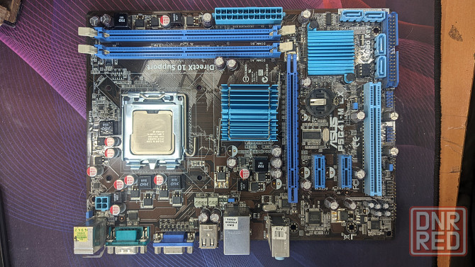Мат.плата s775 ASUS P5G41-M LX rev1.01G Донецк - изображение 1