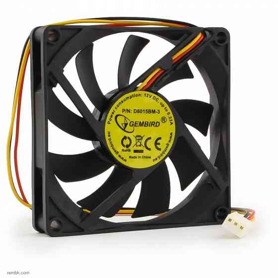 Вентилятор для корпуса Gembird D8015BM-3 |Гарантия Макеевка