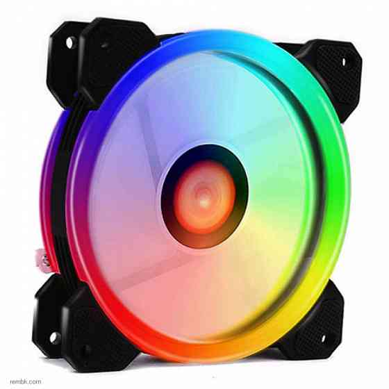 Вентилятор игровой DT-GF12025RGB для компьютерного корпуса с подсветкой RGB |Гарантия Макеевка