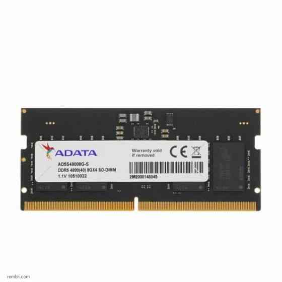 Оперативная память SO-DIMM ADATA DDR5 8GB AD5S48008G-S по доступной цене |Гарантия Макеевка