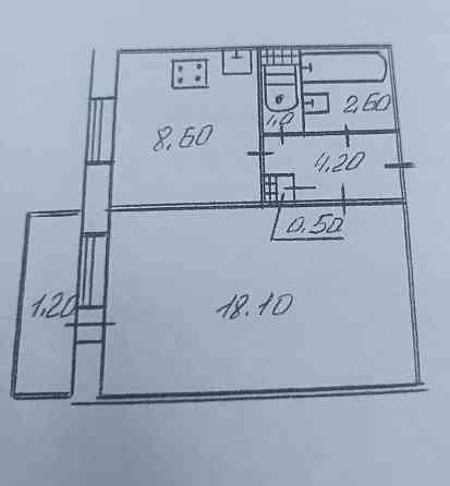 Продается 1 комнатная квартира, ул. Петровского (Текстильщик) Донецк