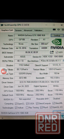 Видеокарта Asus GTX1060 3Gb GDDR5 Макеевка - изображение 5