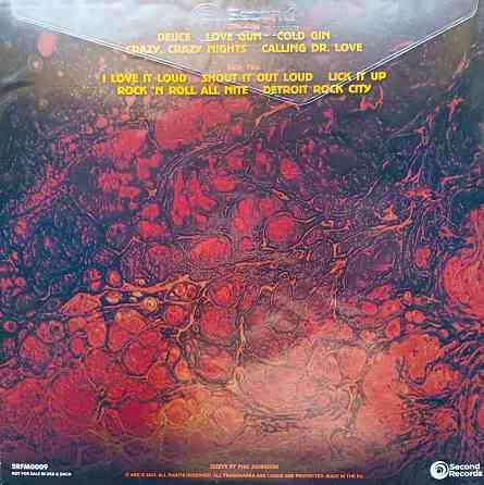 Виниловая пластинка LP "Kiss"- "Live Radio In New York City 1988 г. Донецк