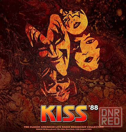 Виниловая пластинка LP "Kiss"- "Live Radio In New York City 1988 г. Донецк - изображение 1