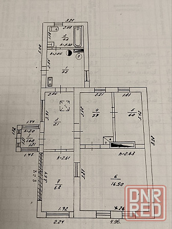 Продам дом на ДОКе, 70 м, вода, канализация, с/у, газ, 7 сот.земли (госакт), хоз.постройки Донецк - изображение 6