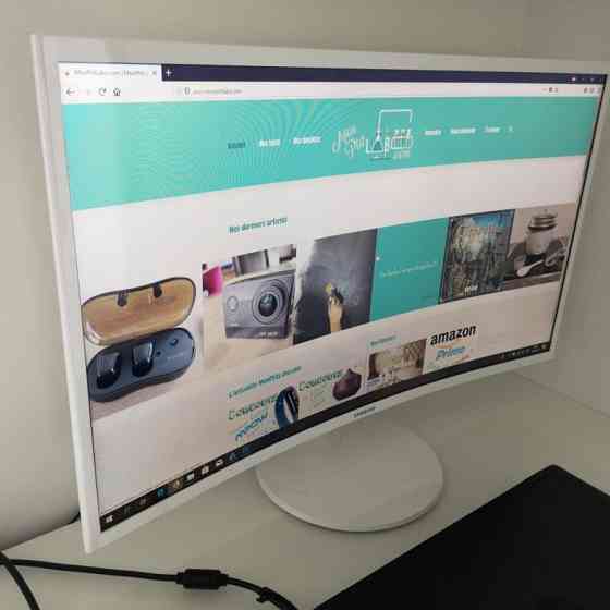 Игровой монитор изогнутый Samsung C32F391FWI 32" White Донецк