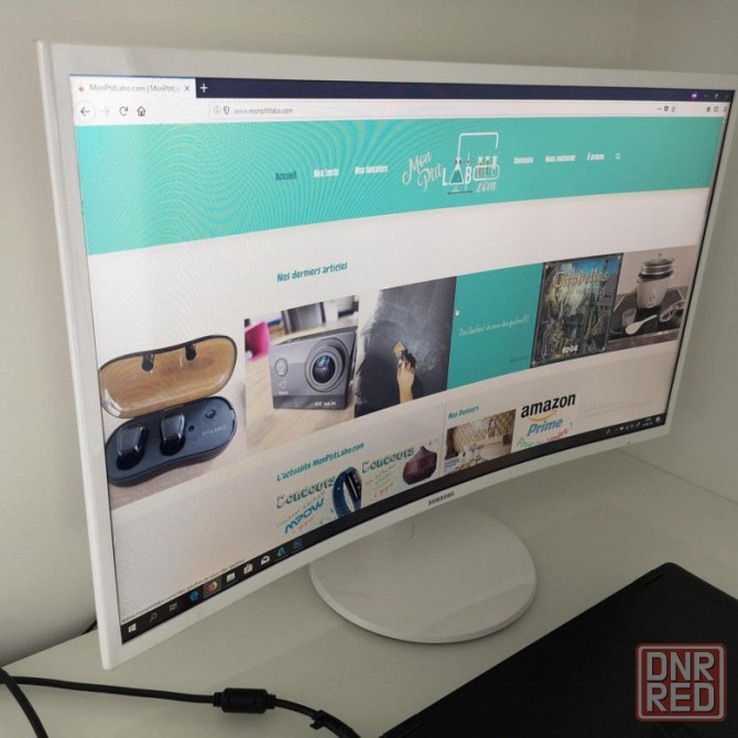 Игровой монитор изогнутый Samsung C32F391FWI 32" White Донецк - изображение 1