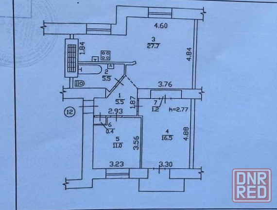 Центр Донецка - Театр Оперы и Балета. Продажа. 3-ком.кв. 72м2. Сталинка. Донецк - изображение 9
