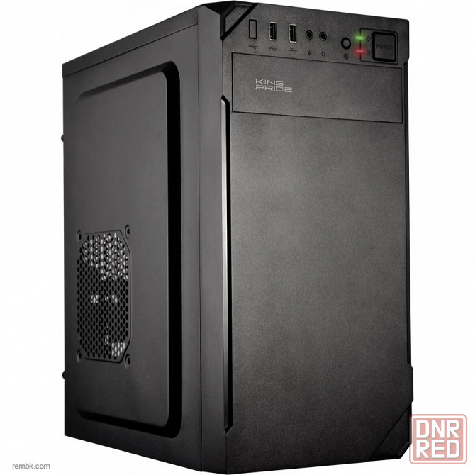 Корпус kingprice kpcc-mn209 черный без бп matx 1x80mm 2x120mm 2xusb2.0 по доступной цене в макеевке днр | Гарантия Макеевка - изображение 1