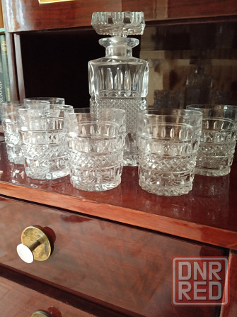 Продаю набор для виски. Хрусталь Донецк - изображение 1