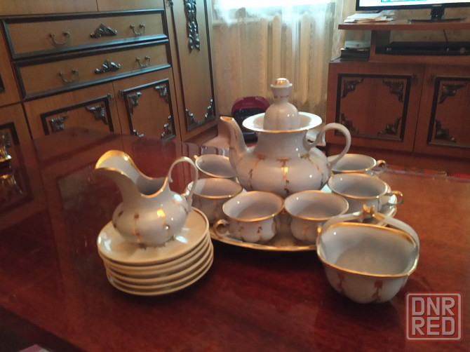 Продаю красивый кофейный сервиз Донецк - изображение 1