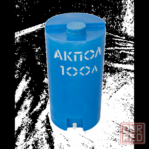 Вертикальный пластиковый бак для воды 100 литров Акпол Донецк - изображение 1