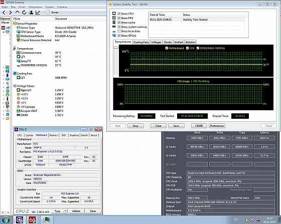 ECS Elitegroup 945P-A Ver:2.0 - Обмен на 6шт полностью нерабочих материнских плат или 15шт озу Донецк