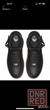 Кеды «Nike» оригинал, натуральная кожа, унисекс Донецк - изображение 3