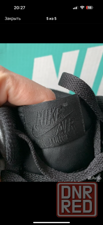 Кеды «Nike» оригинал, натуральная кожа, унисекс Донецк - изображение 5