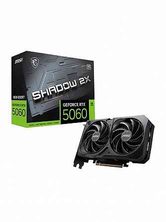 Видеокарта MSI NVIDIA GeForce RTX 5060 SHADOW 2X OC 8 гб Новая Донецк