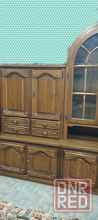 Продам стенку для гостиной из натурального дуба Донецк - изображение 4