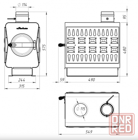 Печь Stoker "садовая 100-ов" Макеевка - изображение 3