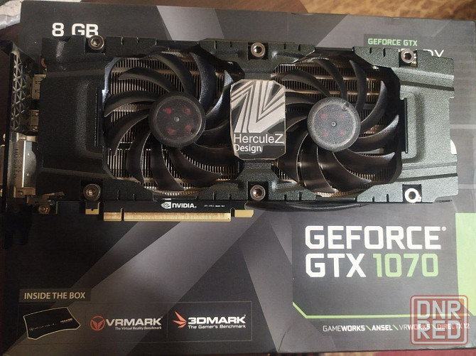 Видеокарта Inno3D GeForce GTX 1070 HerculeZ Twin X2 8 Гбайт Донецк - изображение 1