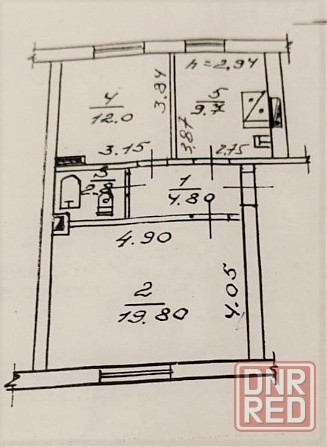 2-х комн. квартира в отличном состоянии. Автономное отопление. Кировский исполком. Донецк - изображение 10