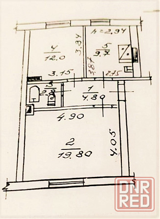 2-х комн. квартира в отличном состоянии. Автономное отопление. Кировский исполком. Донецк - изображение 10