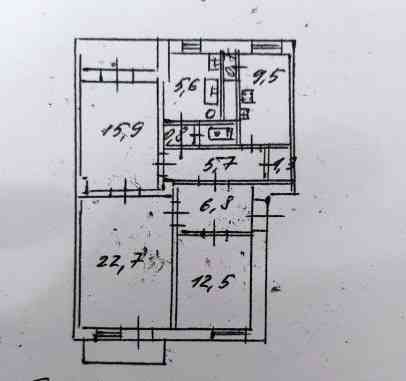 Продаю 3-х комнатную квартиру в Ворошиловском районе, пр. Маяковского Донецк