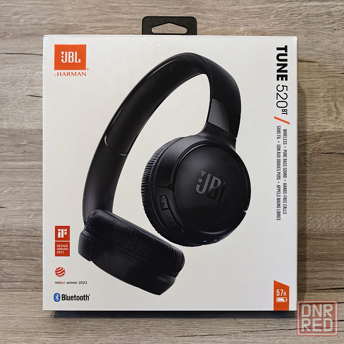 Наушники JBL TUNE 520BT, беспородные, Bluetooth, оригинал Донецк - изображение 1