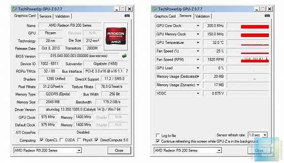 видеокарта гигабайт gv-r9270c-2gd 2гб (аналог ge force 660) Донецк