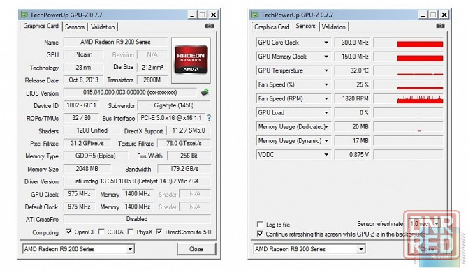 видеокарта гигабайт gv-r9270c-2gd 2гб (аналог ge force 660) Донецк - изображение 5