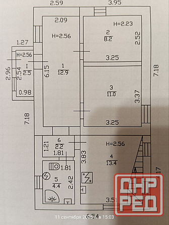 2х этаж. Дом, 3 комн., Флигель с удобствами и отоплением, Гараж, Стратонавтов Донецк - изображение 12