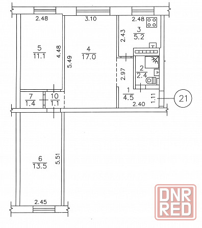 Продажа трехкомнатной квартиры возле «Донецк Сити». Донецк - изображение 11