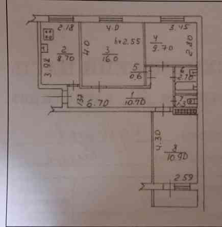 Продаю 3-х комнатную квартиру в Киевском районе, Гладковка Донецк