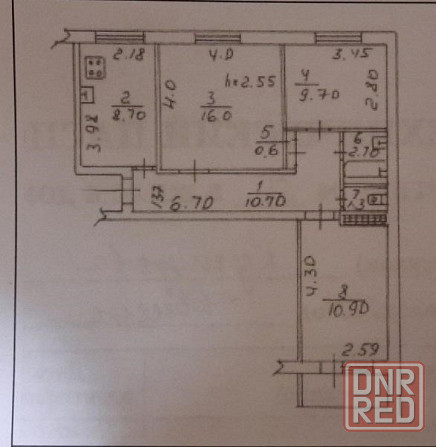 Продаю 3-х комнатную квартиру в Киевском районе, Гладковка Донецк - изображение 5