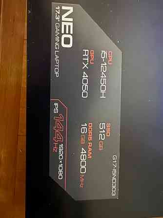 Игровой ноутбук Ardor gaming neo 17.3 G17-I5ND303 Донецк
