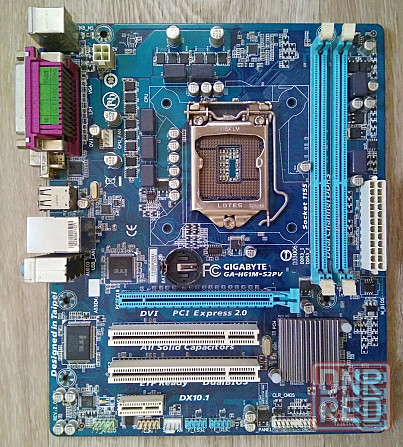 Gigabyte GA-H61M-S2PV Socket 1155 - - обмен на 12шт нерабочей-ненужной оперативной памяти озу - - Донецк - изображение 1