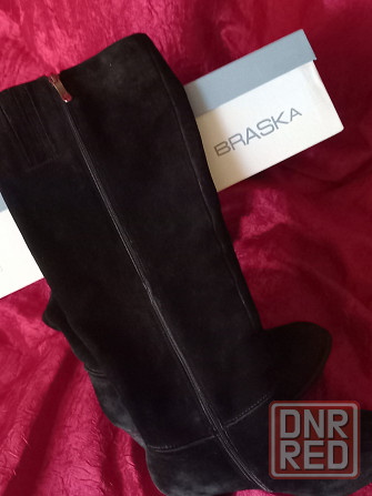 Продаю сапоги из натуральной замши ""Braska" Донецк - изображение 4
