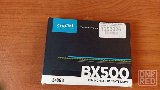 Cсд 240 гб 2.5" SATA накопитель Crucial BX500 Донецк - изображение 1