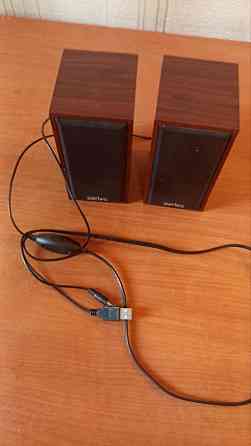 Колонки Perfeo "CABINET" 2.0, мощность 2х3 Вт (RMS), махагон, USB Донецк