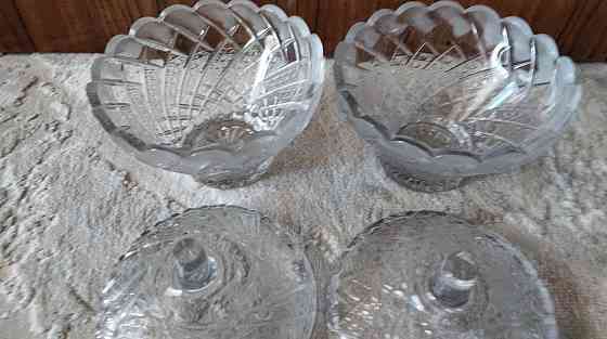 Салатники хрустальные с крышками Донецк