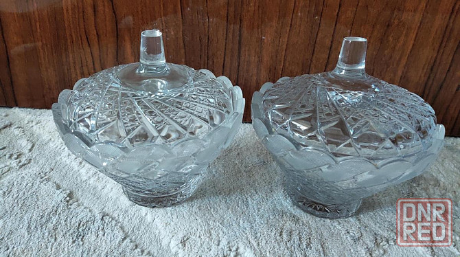 Салатники хрустальные с крышками Донецк - изображение 1